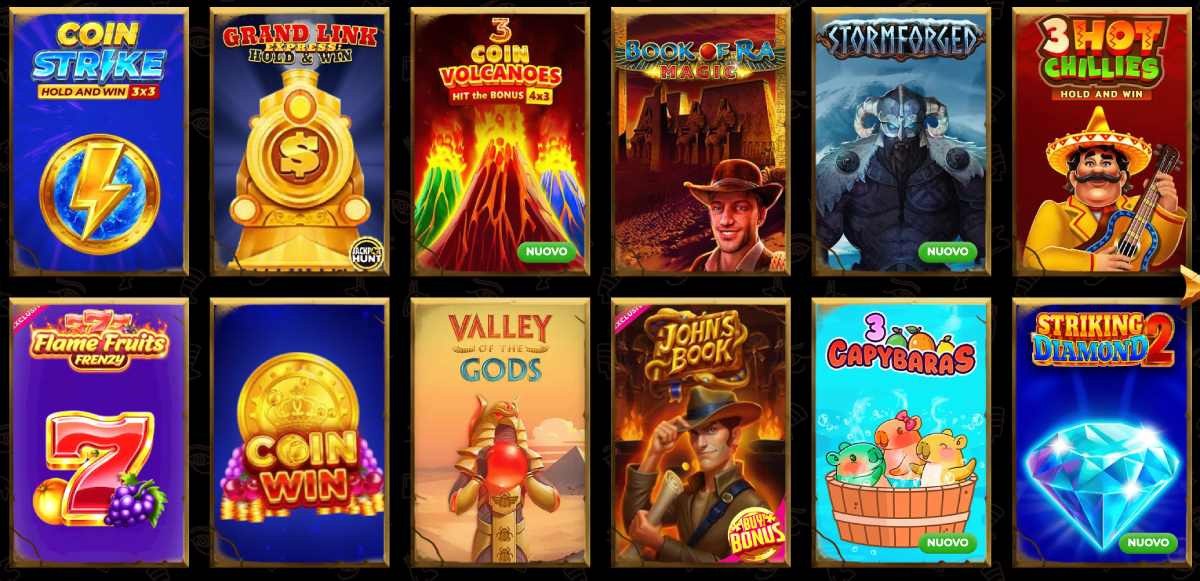 I Giochi su AmunRa Casino