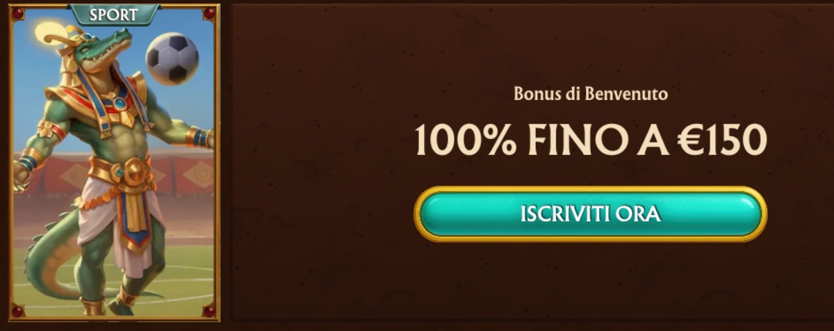 Amunra Bonus di Benvenuto Sport