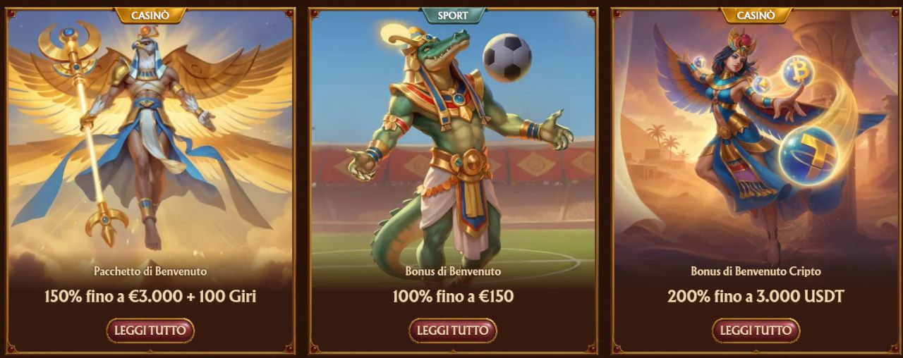 Bonus e promozioni AmunRa Casino